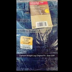Carhartt Jeans  - Rugged Flex - Original Fit - Straight Leg - Size 22W